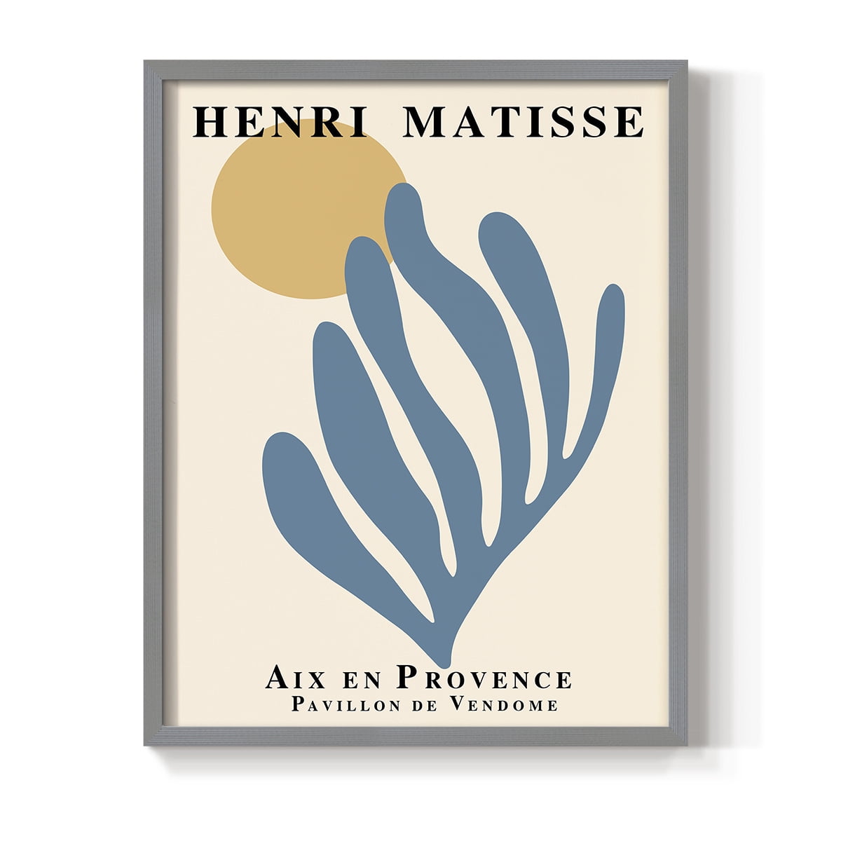 Matisse XCI Framed Print - Solid Wood