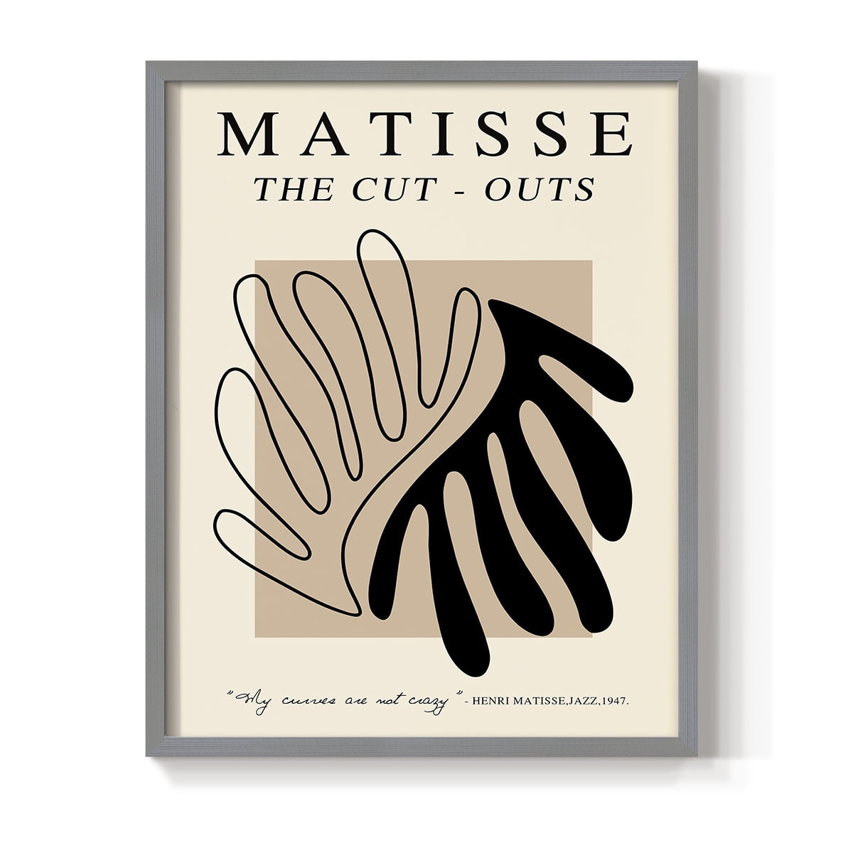 Matisse XCIX Framed Print - Solid Wood