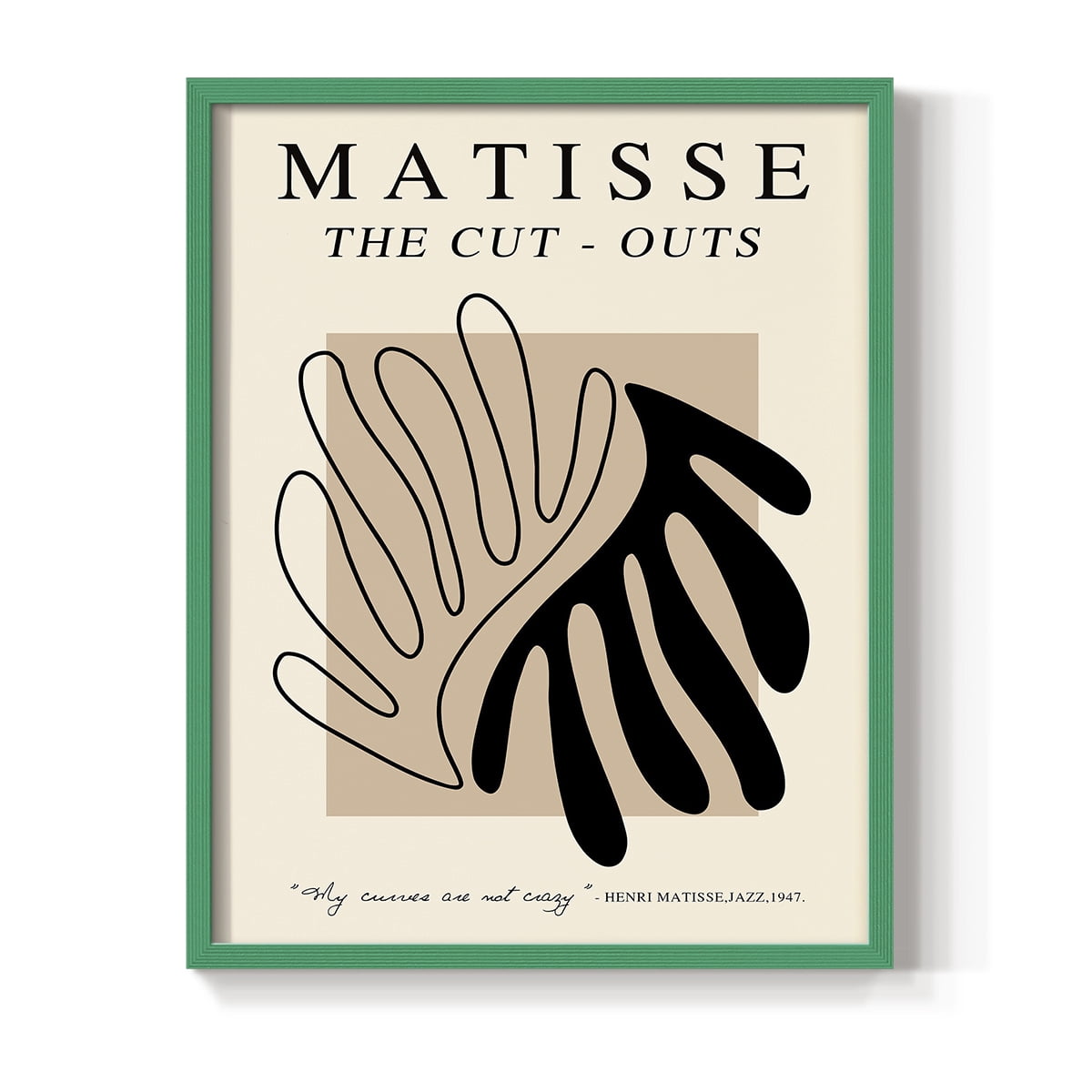 Matisse XCIX Framed Print - Solid Wood