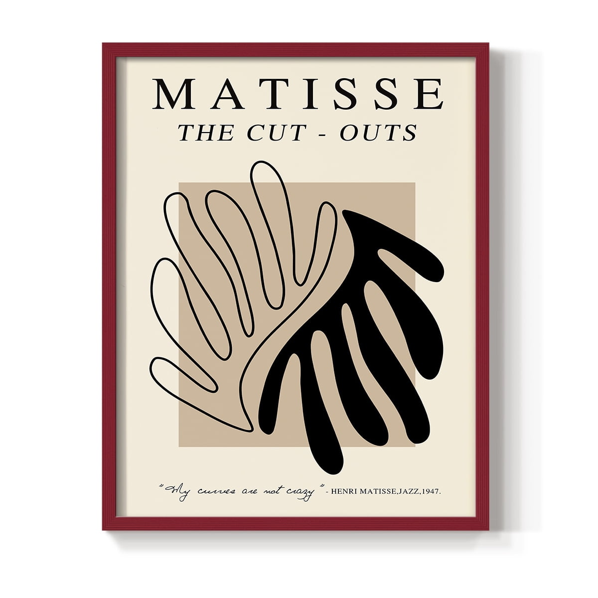 Matisse XCIX Framed Print - Solid Wood