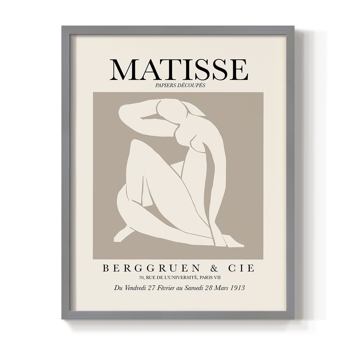 Matisse XCV Framed Print - Solid Wood