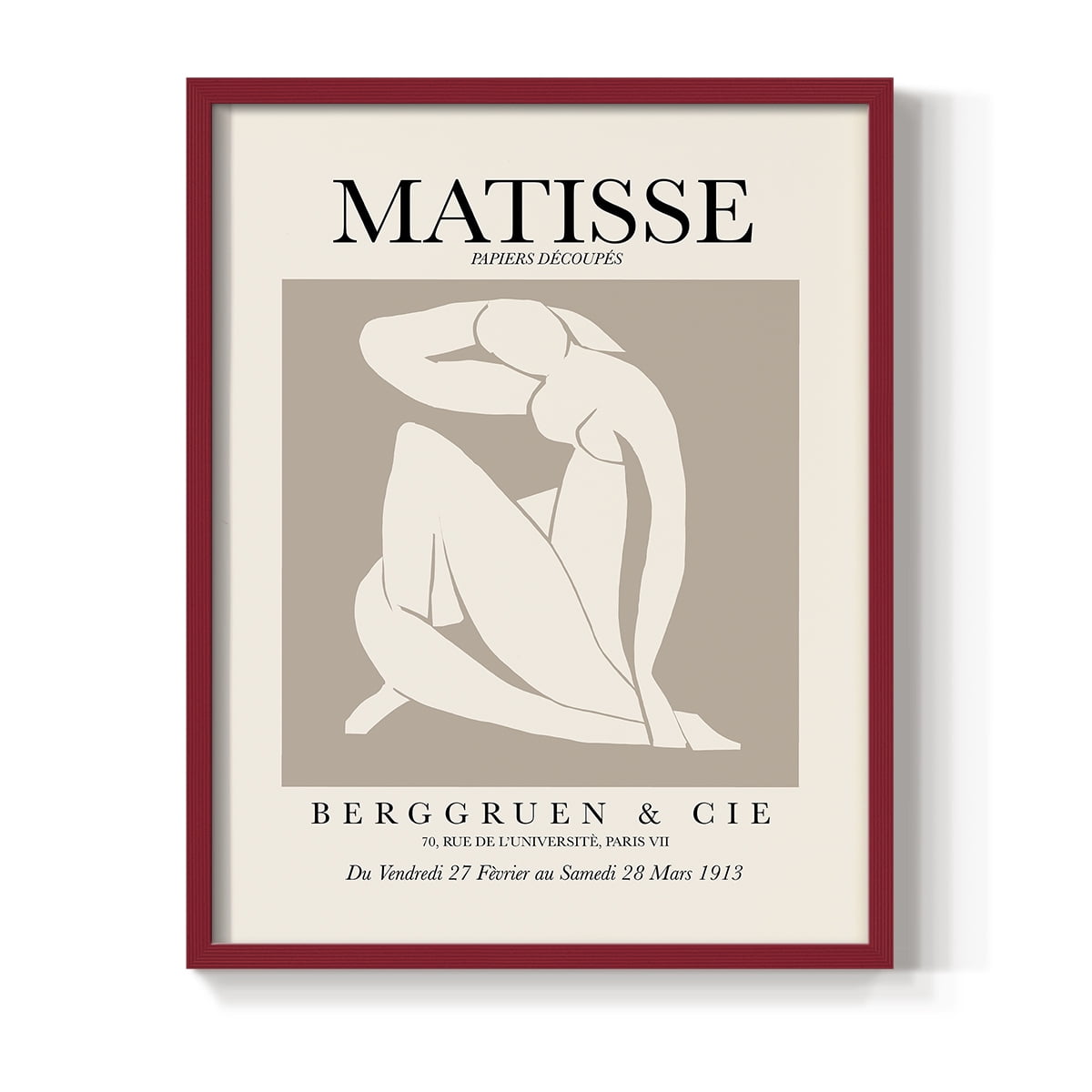Matisse XCV Framed Print - Solid Wood