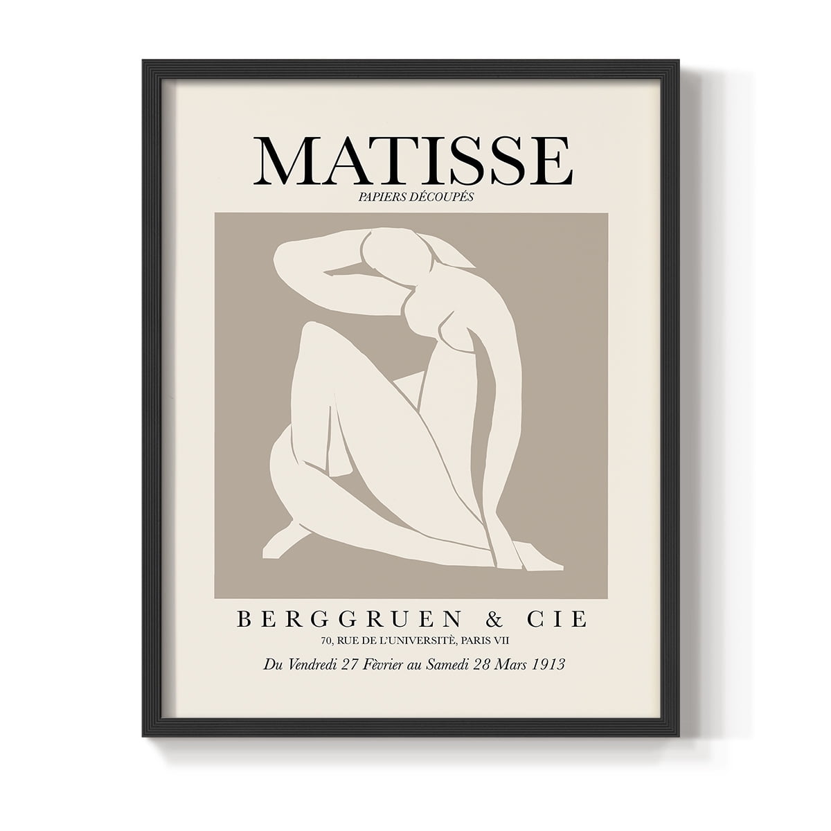 Matisse XCV Framed Print - Solid Wood