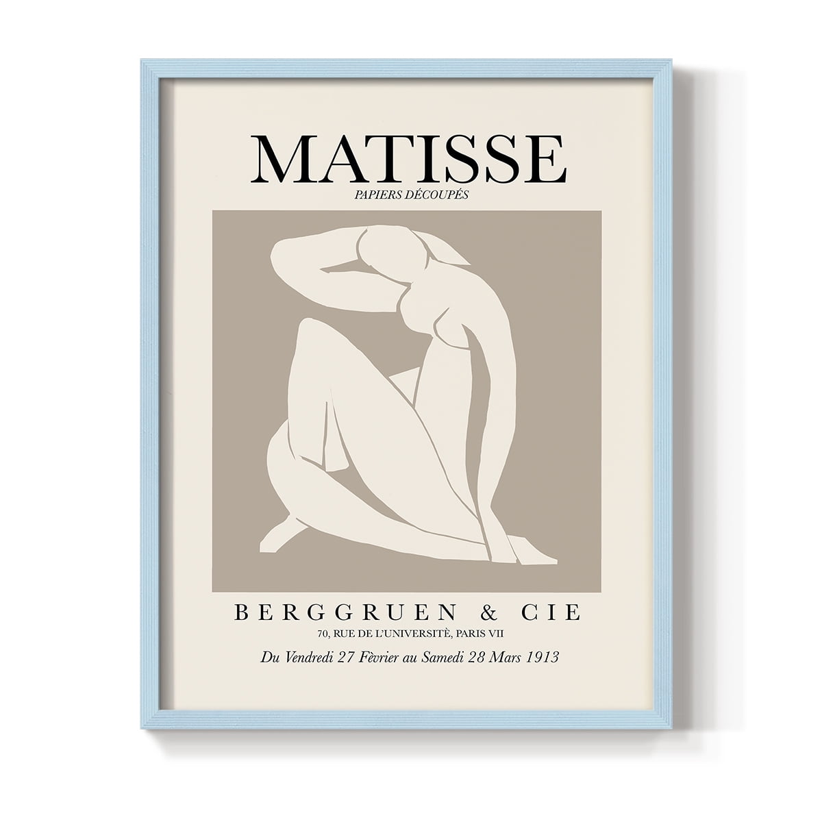 Matisse XCV Framed Print - Solid Wood