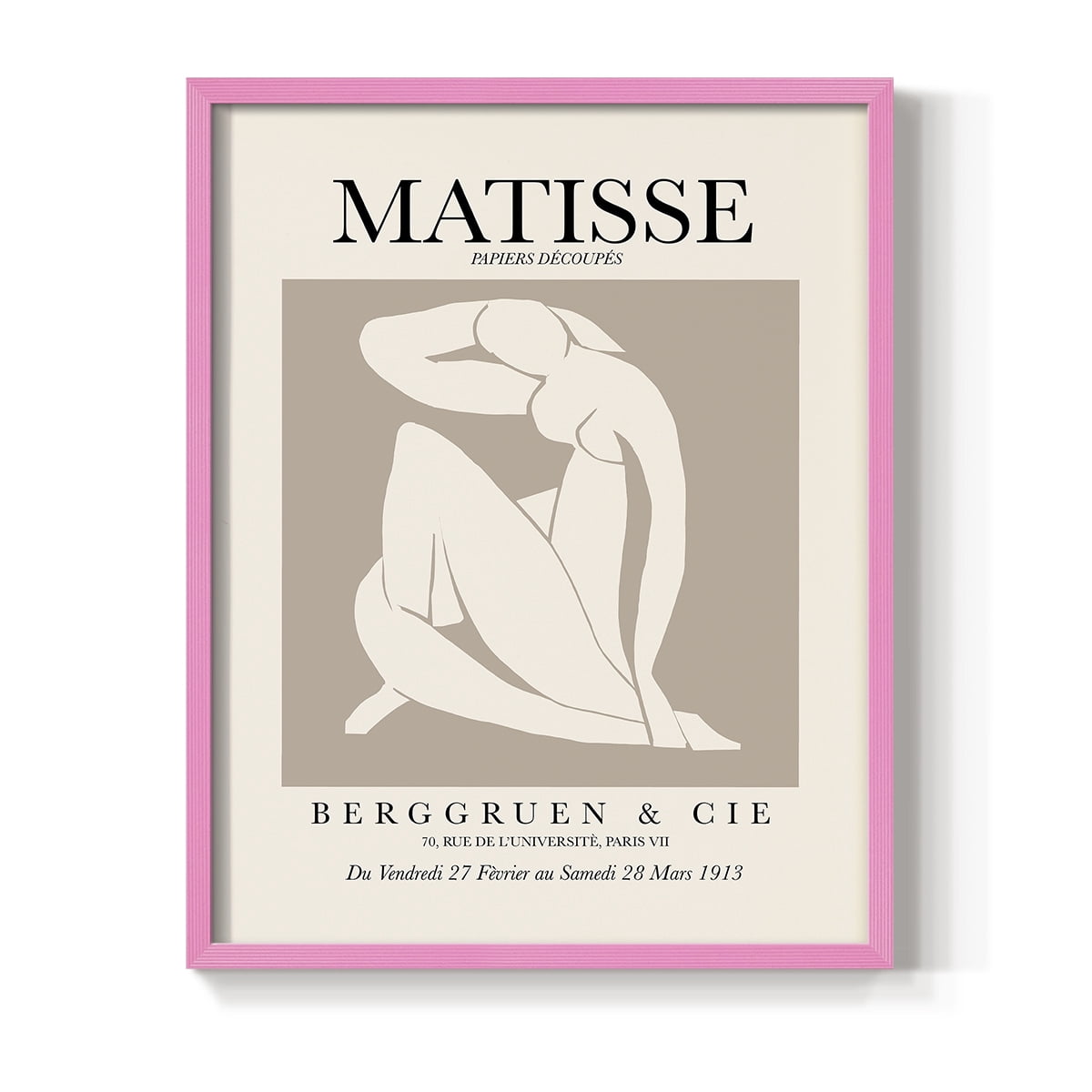 Matisse XCV Framed Print - Solid Wood