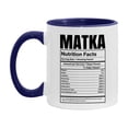 thumbnail image 1 of Matka Coffee Mug, Nutrition Facts Mug For Matka, Funny Gift For Matka, 11Oz Or 15Oz Cup, 1 of 9