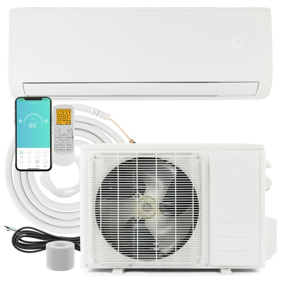 Matladin 18000 BTU Mini Split Air Conditioner & Heater with Inverter, 21 SEER2 230V, Wifi Enabled, Ductless Split AC with Heat Pump & Installation Kit