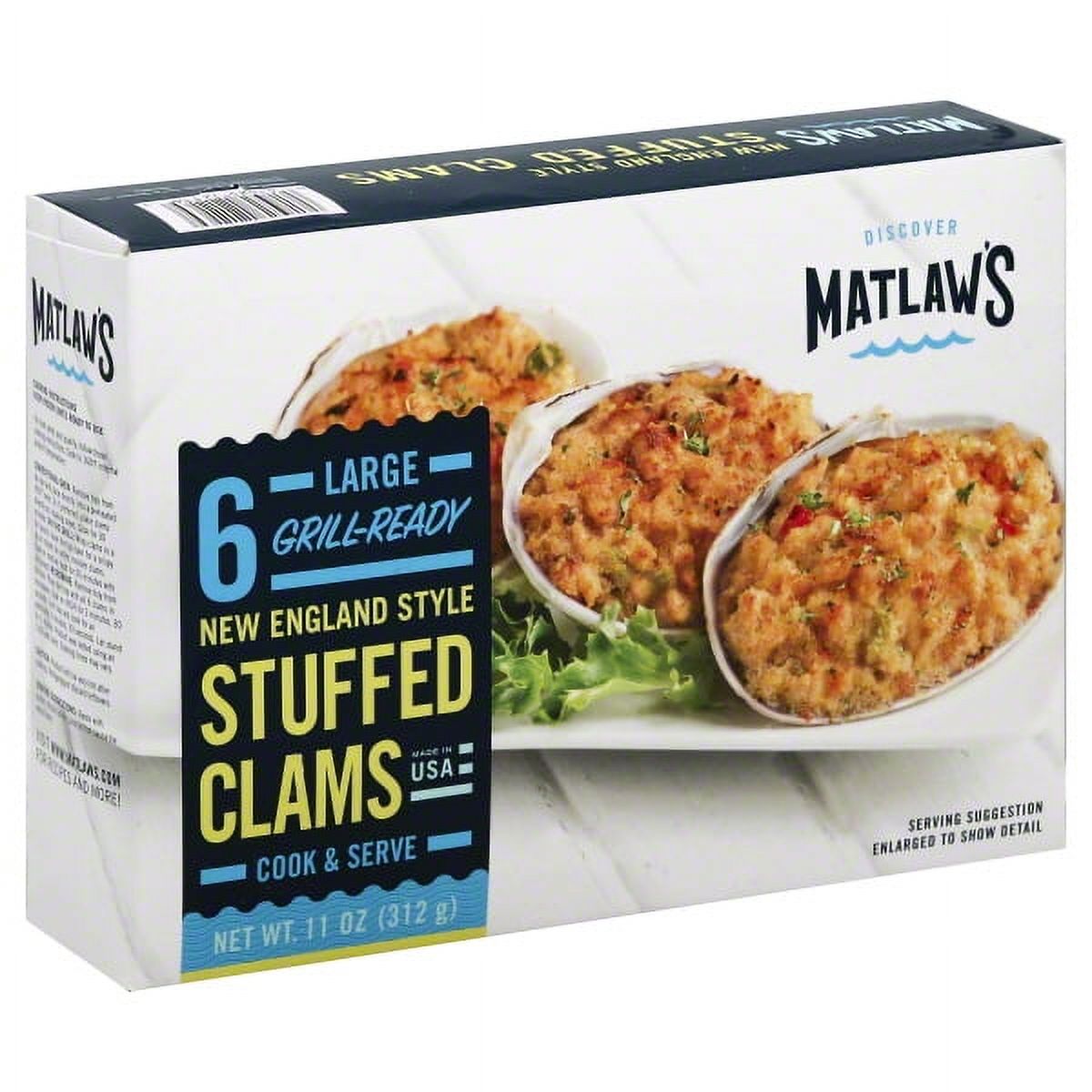 Matlaws Stuffed Clams