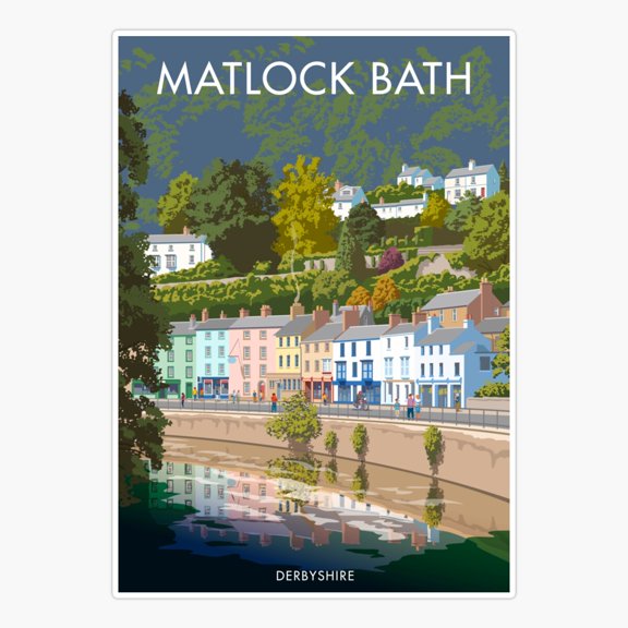 Matlock Bath Travel Vinyl Decal Sticker