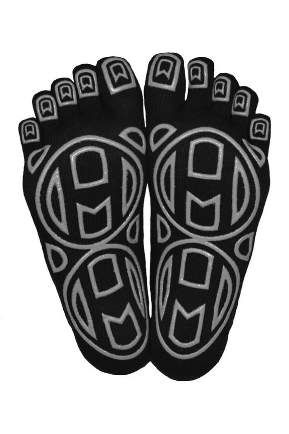 5-Toe Exercise "Barefoot Feel" Yoga Toe Socks With Full Grip