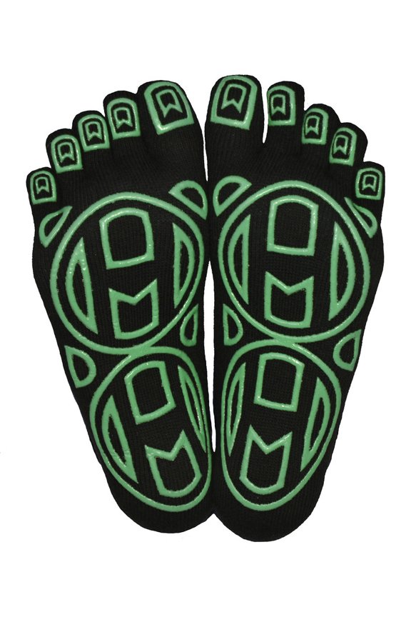 5-Toe Exercise "Barefoot Feel" Yoga Toe Socks With Full Grip