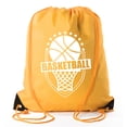 thumbnail image 1 of Mato & Hash Basketball Drawstring Bags with 3,6, and 10 pack bulk options, 1 of 4