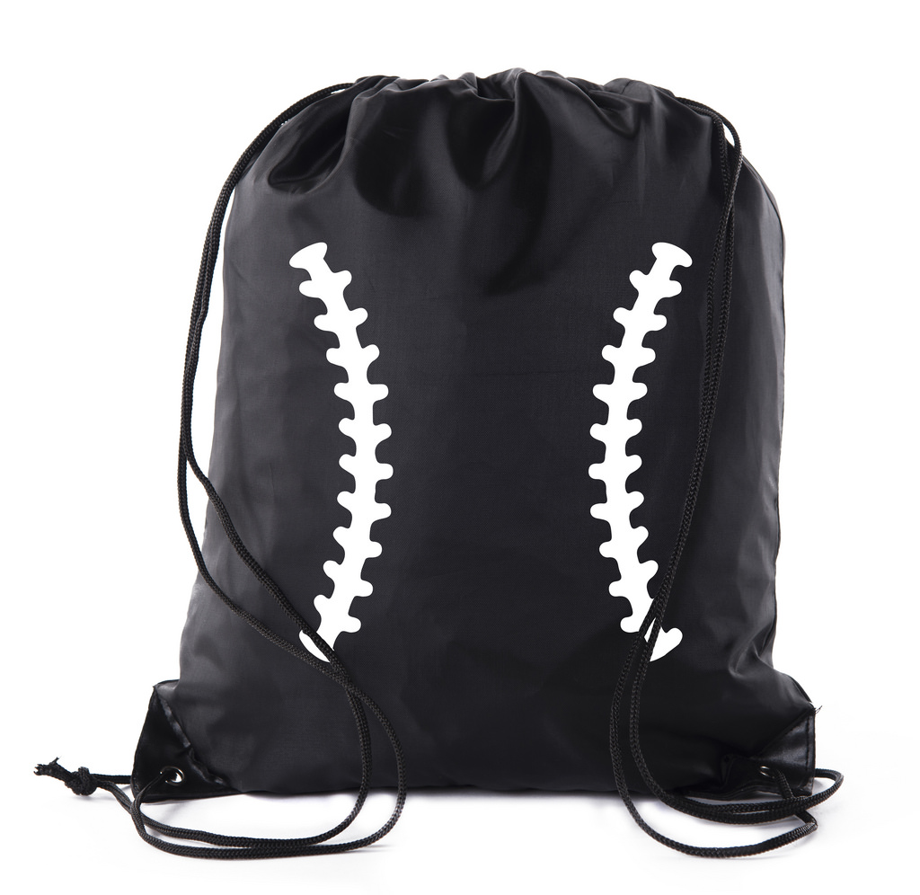 Mato & Hash Boys Drawstring Backpack Baseball Bags 1-10 Pack Bulk Options - image 1 of 4