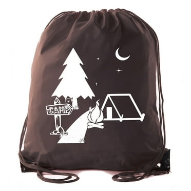 Mato & Hash Camp Drawstring Backpack for All Types of Camps and Birthday Parties
