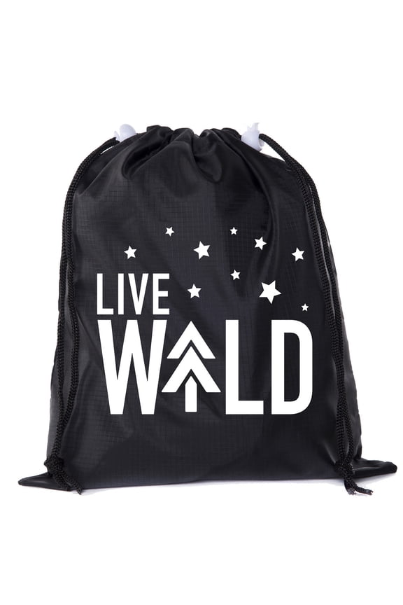 Camping Mini Drawstring Backpack for Birthday Parties and Summer Camp