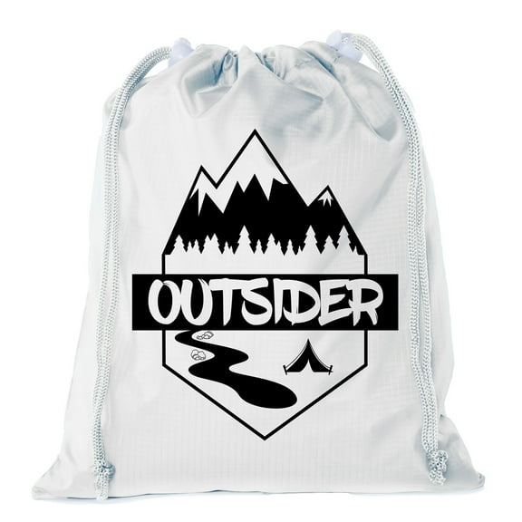 Mato & Hash Camping Mini Drawstring Backpack for Birthday Parties and Summer Camp