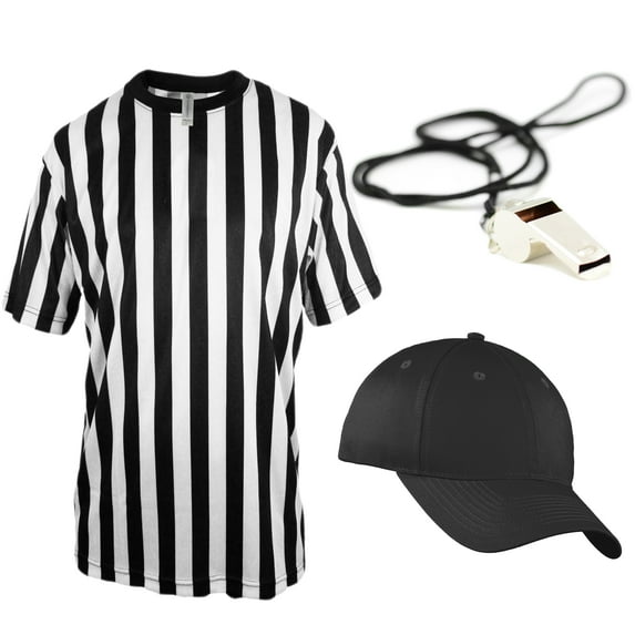 Mato & Hash Children's Referee Shirt Ref Costume Toddlers Kids Teens