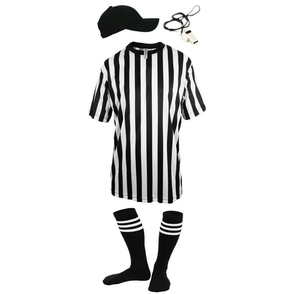 Mato & Hash Children's Referee Shirt Ref Costume Toddlers Kids Teens