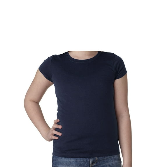 Mato & Hash® Girl's Princess T-Shirt - MH - Midnight Navy MHN3710AB M
