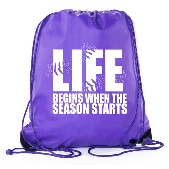 Mato & Hash Ladies Softball Drawstring Bags with 3,6, and 10 Pack Bulk options