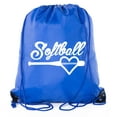 thumbnail image 1 of Mato & Hash Ladies Softball Drawstring Bags with 3,6, and 10 Pack Bulk options, 1 of 4