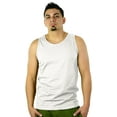 thumbnail image 1 of Mato & Hash Mens 100% Cotton Tank Top Shirt - Heather Grey CA6100 M, 1 of 4