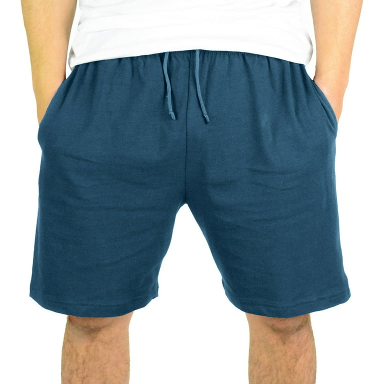 Cotton gym shop shorts with pockets