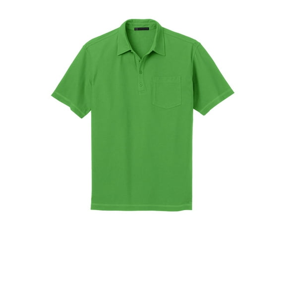 Mato & Hash Mens Modern Stain-Resistant Pocket Polo - MH - Vine Green MHK559SA 3XL