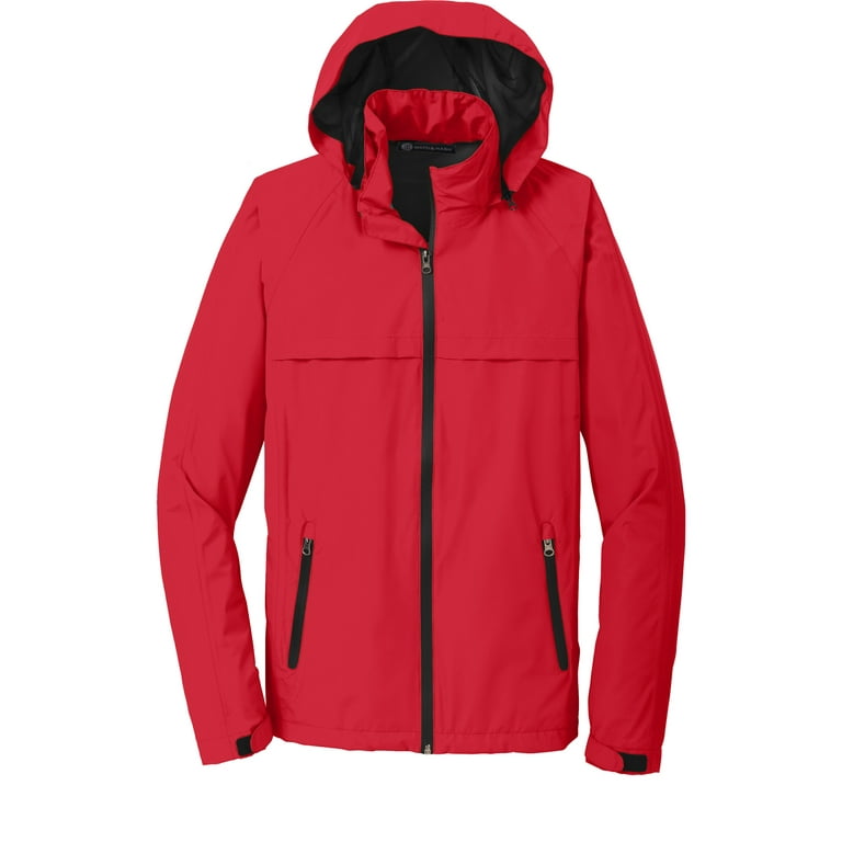 Mato Hash Mens Solid Color Waterproof Jacket MH Engine Red