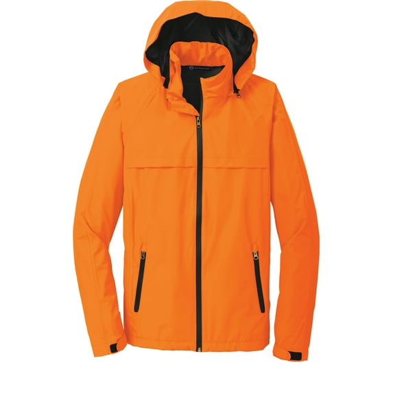 Mato & Hash Mens Solid Color Waterproof Jacket - MH - Orange Crush MHJ333SA S