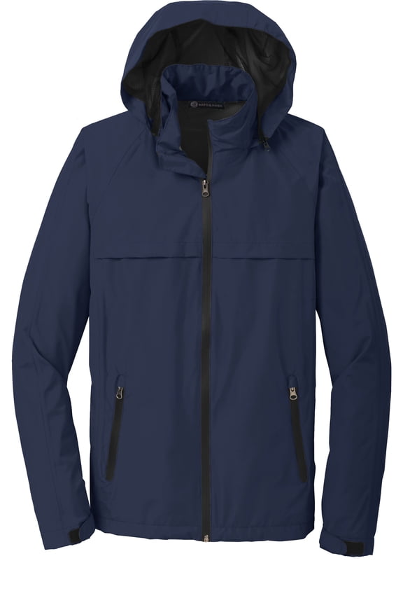 Mens Solid Color Waterproof Jacket - MH - True Navy MHJ333SA XL