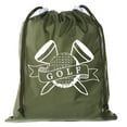 thumbnail image 1 of Mato & Hash Mini Drawstring Golf Bags | Golf Favor Bags for Leagues Moss, 1 of 3