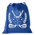 thumbnail image 1 of Mato & Hash Mini Drawstring Golf Bags | Golf Favor Bags for Leagues and Parties, 1 of 3