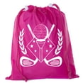 thumbnail image 1 of Mato & Hash Mini Drawstring Golf Bags | Golf Favor Bags for Leagues and Parties, 1 of 3