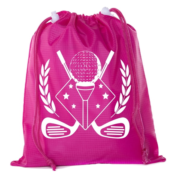 Mato & Hash Mini Drawstring Golf Bags | Golf Favor Bags for Leagues and Parties