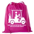 thumbnail image 1 of Mato & Hash Mini Drawstring Golf Bags | Golf Favor Bags for Leagues and Parties, 1 of 3