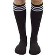 thumbnail image 1 of Mato & Hash Official Soccer Referee Sock - Youth Black/White CA7400, 1 of 2