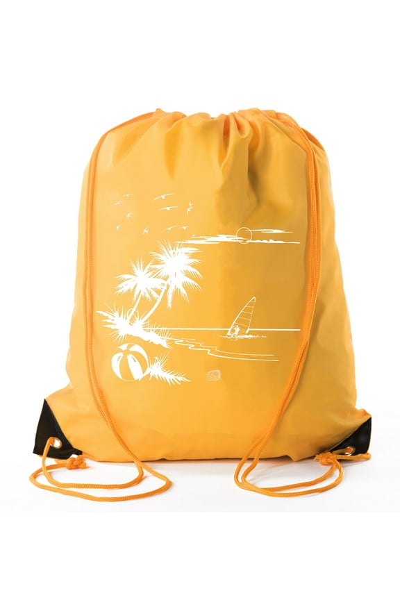 Summer Pool and Beach Party Drawstring Backpacks For All Ages!
