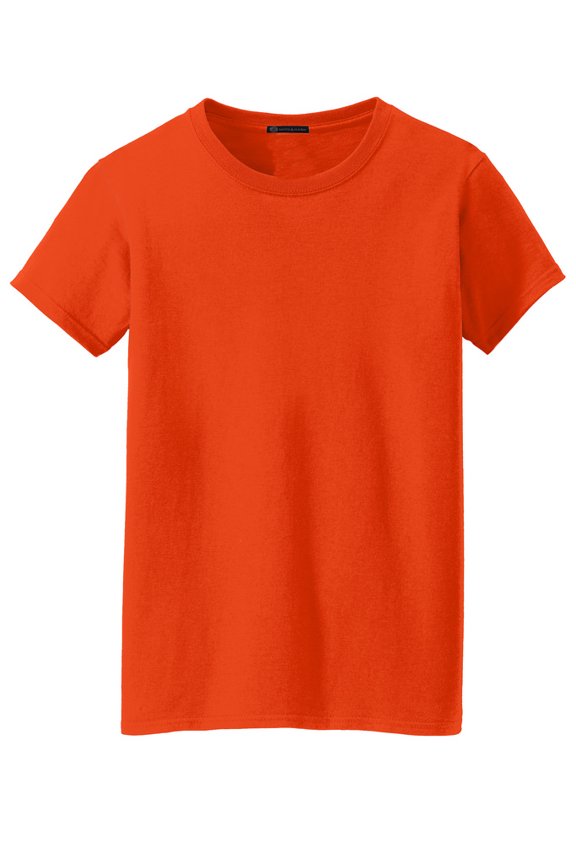 Womens Heavy Cotton T-Shirt - MH - Orange MH5000LSA L