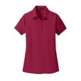 thumbnail image 1 of Mato & Hash Womens Solid Color Polo - MH - Red Rush MHL571SA XL, 1 of 1