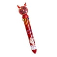 thumbnail image 1 of Matoen 10 in 1 Christmas Ballpoint Pen Retractable Multicolor Ballpoint Pens 10 Color Writing Pens for Christmas Office, 1 of 9