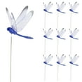 thumbnail image 1 of Matoen 10Pcs Dragonfly Garden Stakes Decor, 13 Inch Blue Dragonfly Stake, Plastic Yard Art ornaments, Mothers Day Ideal Gifts, Outdoor Lawn Pathway Patio Decoration, 1 of 5