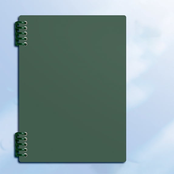 Matoen 2 Pack Spiral Ruled Notebook A5 Lined Travel Notebook 5.6 x 8.26 Inch Notepad Sketchbook 60 Sheets/120 Pages for Students Office Business
