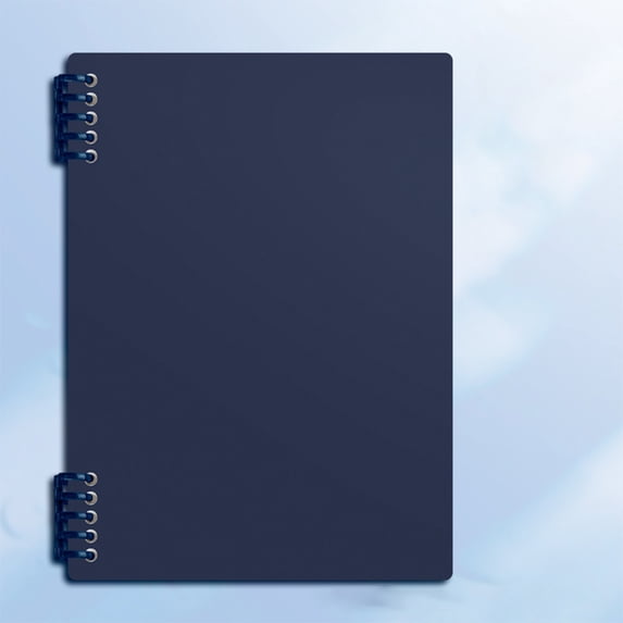 Matoen 2 Pack Spiral Ruled Notebook B5 Lined Travel Notebook 7.2 x 10 Inch Notepad Sketchbook 60 Sheets/120 Pages for Students Office Business
