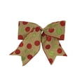 thumbnail image 1 of Matoen 2 Pcs Christmas Bows Decoration 6 Inch Bow Wreaths Xmas Tie Bows Wreath Ornament Garland Ribbon DIY Crafts for Christmas Tree Home Wedding Indoor Outdoor Party Decor (Green), 1 of 6