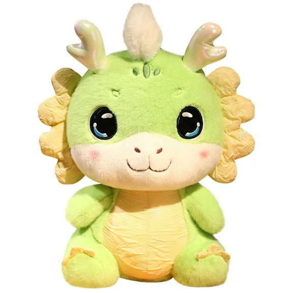 Matoen 2024 Chinese Dragon Plush Toys New Year Dragon Decorations Lunar New Year Spring Festival Ornaments, 9.8 inches