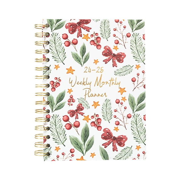 Matoen 2024 Planner Notebook, Weekly & Monthly Planner Notepad, 6.6'' x 6.4'', Jan 2024 - Dec 2024, Appointment Book, Monthly Tabs, Spiral Bound