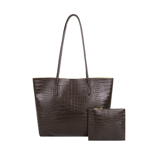 Matoen 2024 Upgrade Faux Leather Tote Bag for Women, Big Capacity Top Handle Ladies Shoulder Bags for Work & School