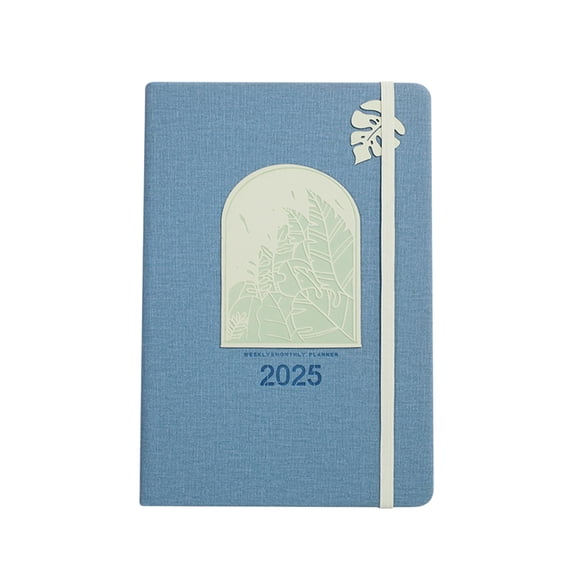 Matoen 2025 Planner Schedule Notebook– Undated Weekly & Monthly Life Planner with Time Slots, Appointment Book & Daily Organizer