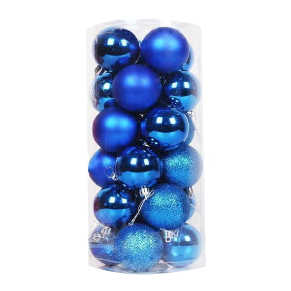 Matoen 24Pcs Christmas Tree Balls, 1.18" Shatterproof Christmas Ornament Decorations for Christmas Tree Hanging Decorative Red Gold Bauble Set for Home Party Wedding Decor